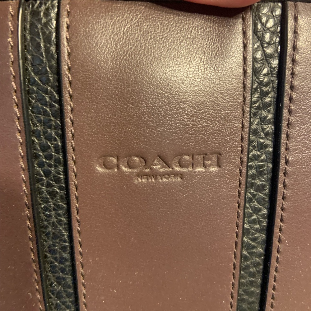 Coach laptop business satchel bag